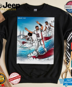 Official Poster Atlanta Falcons We Swag When We Surf Painting t shirt