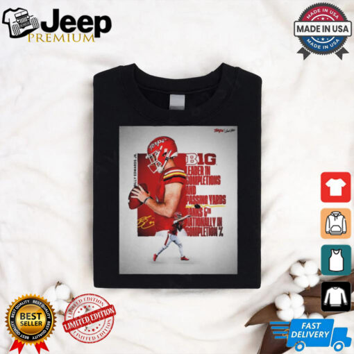 Official Poster Billy Edwards Jr. Maryland Terrapins Big Leader In Completion And Passing Yards Rank 5th Nationally In Completion t shirt