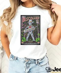 Official Poster Biscoland July 4 6 2024 Wonderland Forest in Lafayette NY t shirt