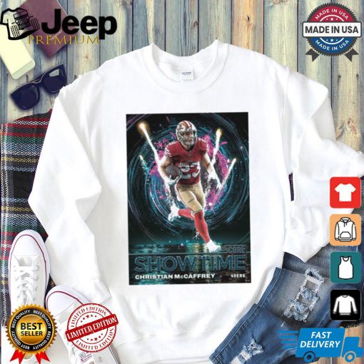 Official Poster Core Showtime Christian Mccaffrey San Francisco 49ers NFL t shirt