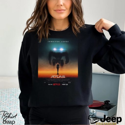 Official Poster For Atlas Jennifer Lopez Only On Netflix May 24 Classic T Shirt