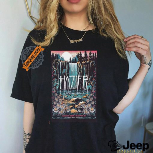 Official Poster Hozier Show At Glasgow Green On July 10 2024 t shirt