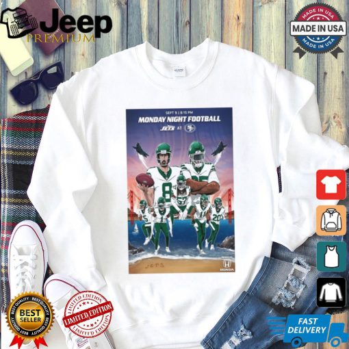 Official Poster New York Jets vs. San Francisco 49ers Game Day 2024 t shirt