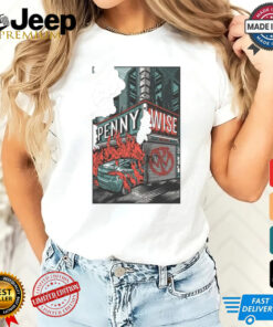 Official Poster Pennywise October 2 2024 Mohawk Outdoor Austin, TX Tour t shirt