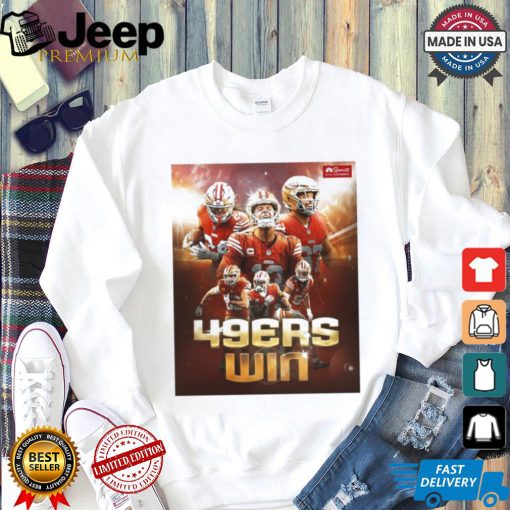 Official Poster San Francisco 49ers Monday night Win to start the season NFL 2024 t shirt