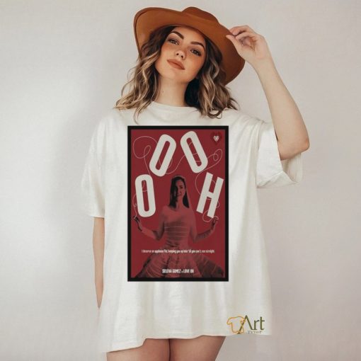Official Poster Selena Gomez Framed Love On T Shirt