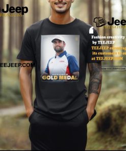 Official Poster Team USA Golf Scottie Scheffler Gold Medal Olympic Games 2024 t shirt