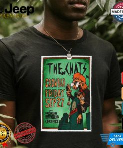 Official Poster The Chats Sep 27 2024 Crowbar Sydney Australia t shirt