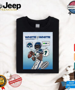 Official Poster The Monday Night Football Seattle Seahawks White On White At Detroit Lions t shirt