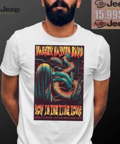 Official Poster Warren Haynes Band July 18 2024 Kansas City MO and July 24 2024 Fort Wayne IN t shirt