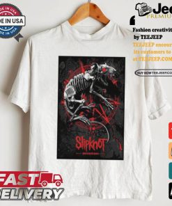 Official Poster slipknot august 12 2024 madison square garden new york ny shirt