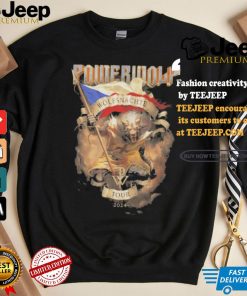 Official Prague Powerwolf Wolfsnächte Tour 2024 shirt