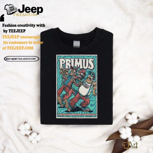 Official Primus Aug 5, 2024 Blossom Music Center Cuyahoga Falls, OH Poster shirt