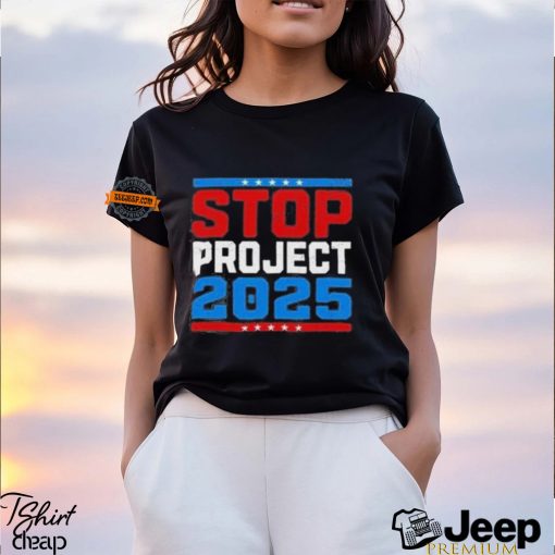 Official Pro Democracy Stop Project 2025 Presidential Election 2024 Shirt