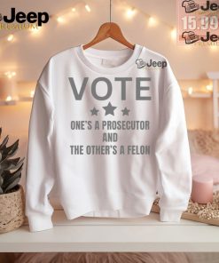 Official Prosecutor Versus Felon Voter Funny Political T Shirt