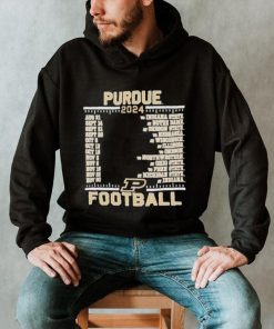 Official Purdue Boilermakers Champion 2024 Football Schedule Shirt