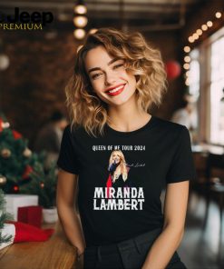 Official Queen Of Me Tour 2024 Miranda Lambert Signature shirt