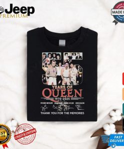 Official Queen We Are Champions 1970 2025 Signature Shirt