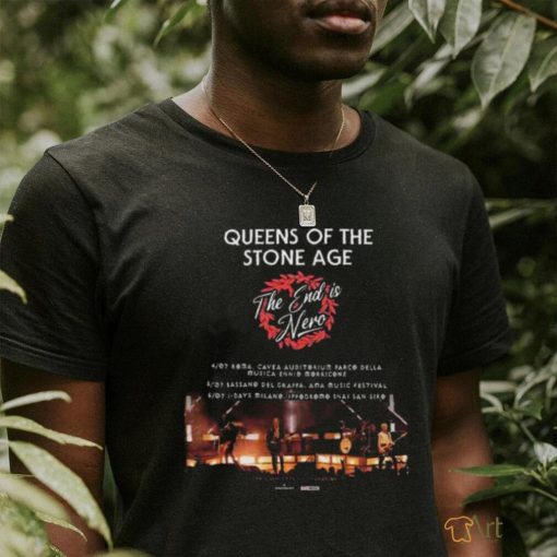 Official Queens Of The Stone Age The End Is Nero Tour 2024 Fan Gifts Classic T Shirt