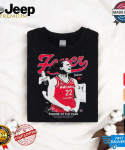 Official ROY WNBA 2024 Indiana Fever Caitlin Clark 22 Rookie of the Year Signature t shirt