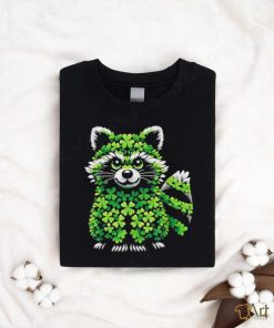 Official Raccoon Shamrocks St Patricks Day Raccoon T Shirt