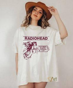 Official Radiohead Her Green Plastic Watering Can T Shirt