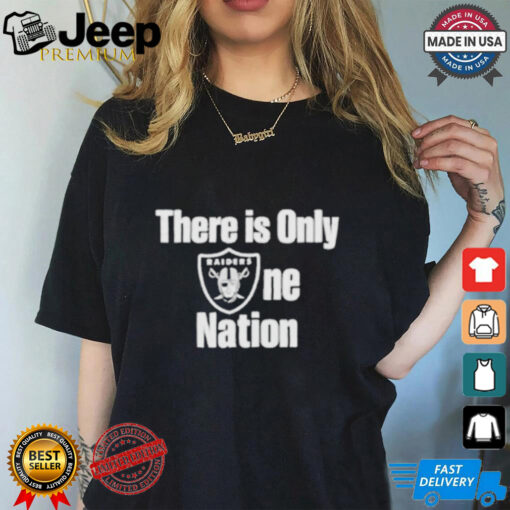 Official Raiders There Is Only One Nation Shirt