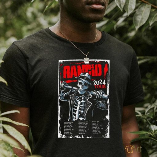 Official Rancid 2024 Tour Poster shirt