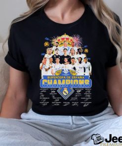 Real Madrid Are 2024 Supercopa De Espana Champions Campeones Celebration  Photo Home Decorations Poster Canvas - Teekaholic