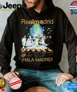 Official Real Madrid Hala Madrid Christmas Signature Shirt