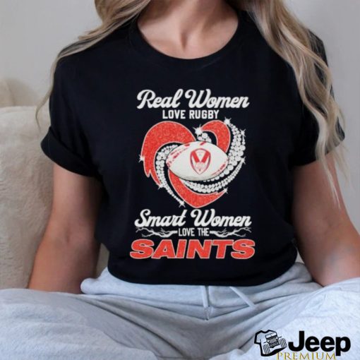 Official Real Women Love Rugby Smart Women Love The St Helens R.F.C Diamonds 2024 Shirt