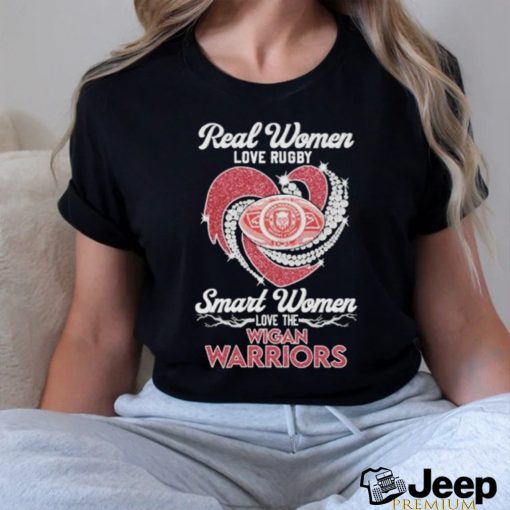 Official Real Women Love Rugby Smart Women Love The Wigan Warriors Diamonds 2024 Shirt