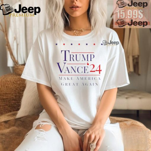 Official Retro Trump Vance 24 Make American Great Again T Shirt