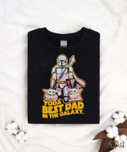 Official Retro Yoda Best Dad In The Galaxy Shirt