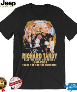 Official Richard Tandy Electric Light Orchestra 1948 2024 Thank You For The Memories T Shirt