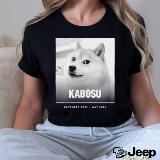 Official Rip kabosu inspired countless doge memes has died aged 18 shirt