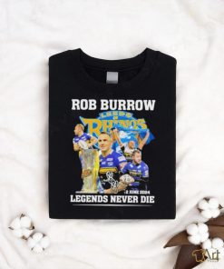 Official Rob Burrow Leeds Rhinos 2 June 2024 Legends Never Die Signature Shirt