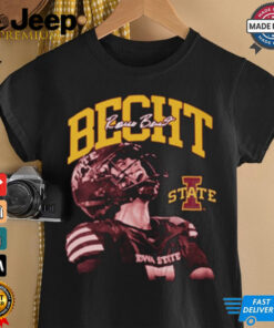 Official Rocco Becht Iowa State Cyclones Spotlight Crimson Signature t shirt