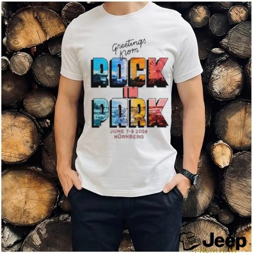 Official Rock Im Park Vintage Postcard Shirt