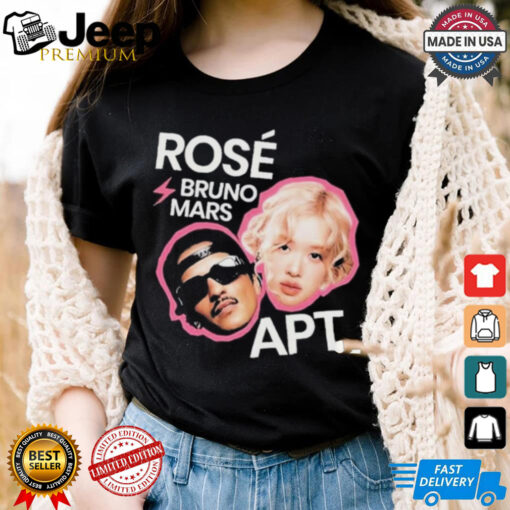 Official Rosé And Bruno Mars APT Bootleg T Shirt