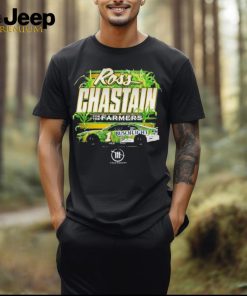 Official Ross Chastain For The Farmers Racing Team Collection Busch Light Car T Shirt