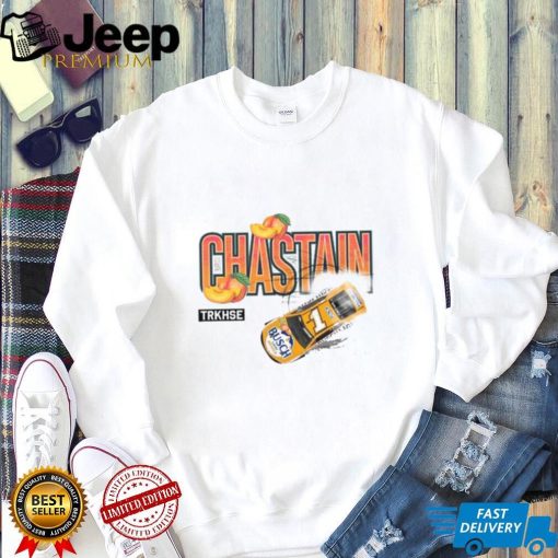 Official Ross Chastain Trackhouse Racing Team Collection Busch Light Peach shirt