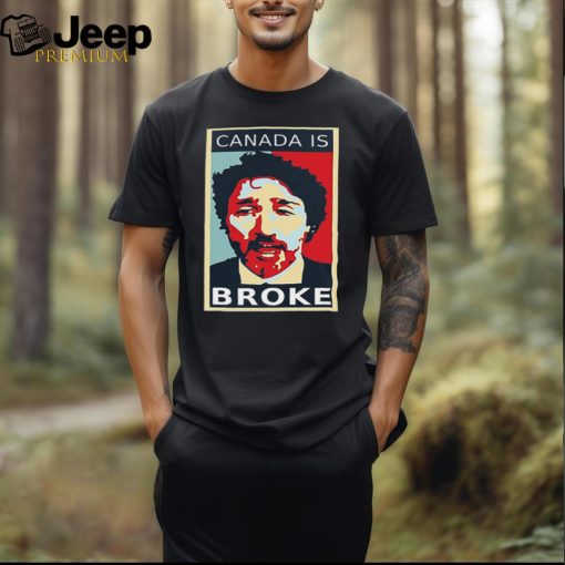 Official Rowan Thee Stallion Wearing Justin Trudeau Canada Is Broke t shirt