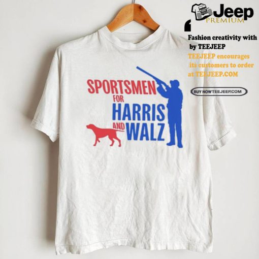 Official SPORTSMEN FOR HARRIS AND WALZ 2024 T Shirt