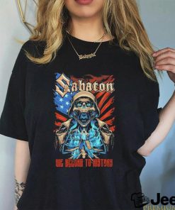 Official Sabaton We Belong To History Shirt