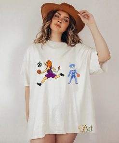 Official Sacramento Kings VS Philadelphia 76ers NBA 2024 mascot cartoon basketball shirt