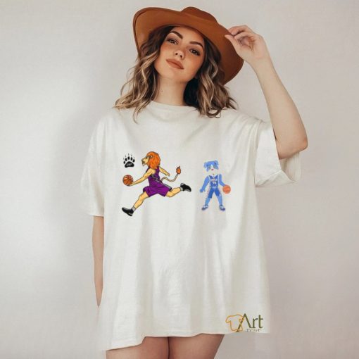Official Sacramento Kings VS Philadelphia 76ers NBA 2024 mascot cartoon basketball shirt