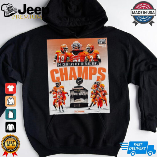 Official Sam Houston Bearkats  Football Shirt Win The 2024 New Orleans Bowl Champions NCAA Division