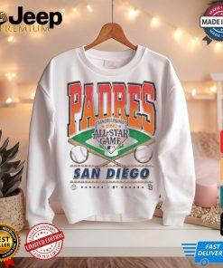 Official San Diego Padres White Straight Shot 47 Franklin Fashion Shirt