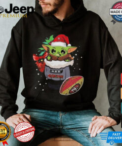 Official San Francisco 49ers Baby Yoda Merry Christmas 2024 Shirt